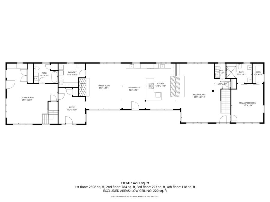 Floor plan: residence, first floor