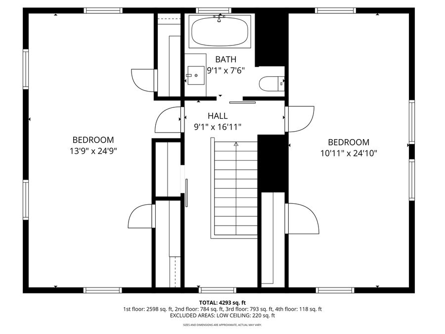 Floor plan: residence, second floor